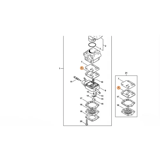 STIHL  Uszczelka pompy 4149 129 0902